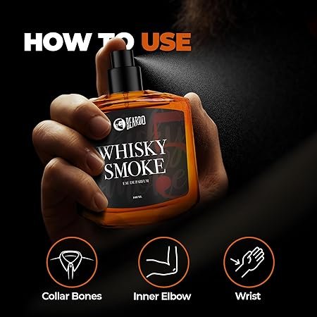 beardo whisky smoke eau de parfum men spicy, woody oudh perfume for men long lasting, date night fragrance body spray for men, 100ml beardo whisky smoke eau de parfum men spicy, woody oudh perfume for men long lasting, date night fragrance body spray for men, 100ml