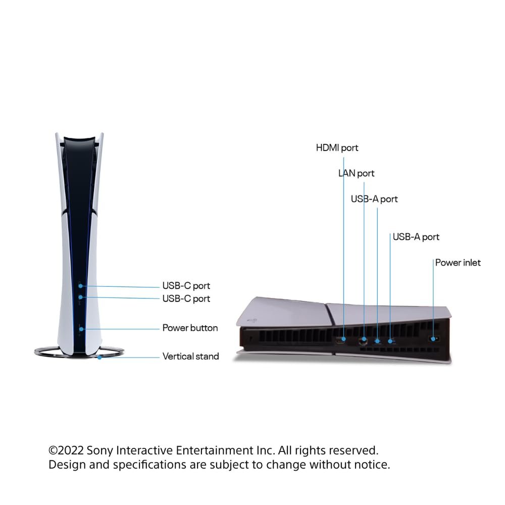 sony playstation®5 digital edition (slim) console video game sony playstation®5 digital edition (slim) console video game