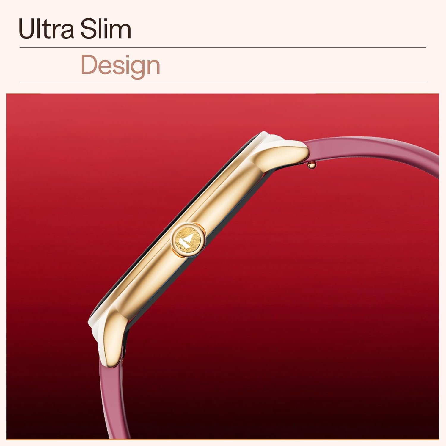 boat chrome iris fashion smart watch for women elegant ultra sleek dial, light weight metal body, 1.32" amoled display, 1000 nits, aod, female wellness tracking watch for woman (velvet wine) boat chrome iris fashion smart watch for women elegant ultra sleek dial, light weight metal body, 1.32" amoled display, 1000 nits, aod, female wellness tracking watch for woman (velvet wine)