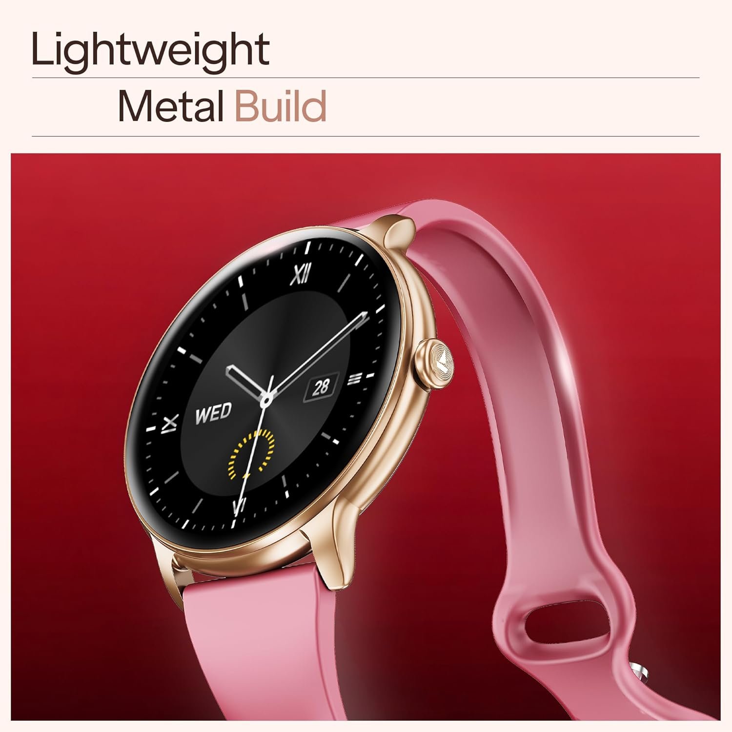 boat chrome iris fashion smart watch for women elegant ultra sleek dial, light weight metal body, 1.32" amoled display, 1000 nits, aod, female wellness tracking watch for woman (velvet wine) boat chrome iris fashion smart watch for women elegant ultra sleek dial, light weight metal body, 1.32" amoled display, 1000 nits, aod, female wellness tracking watch for woman (velvet wine)