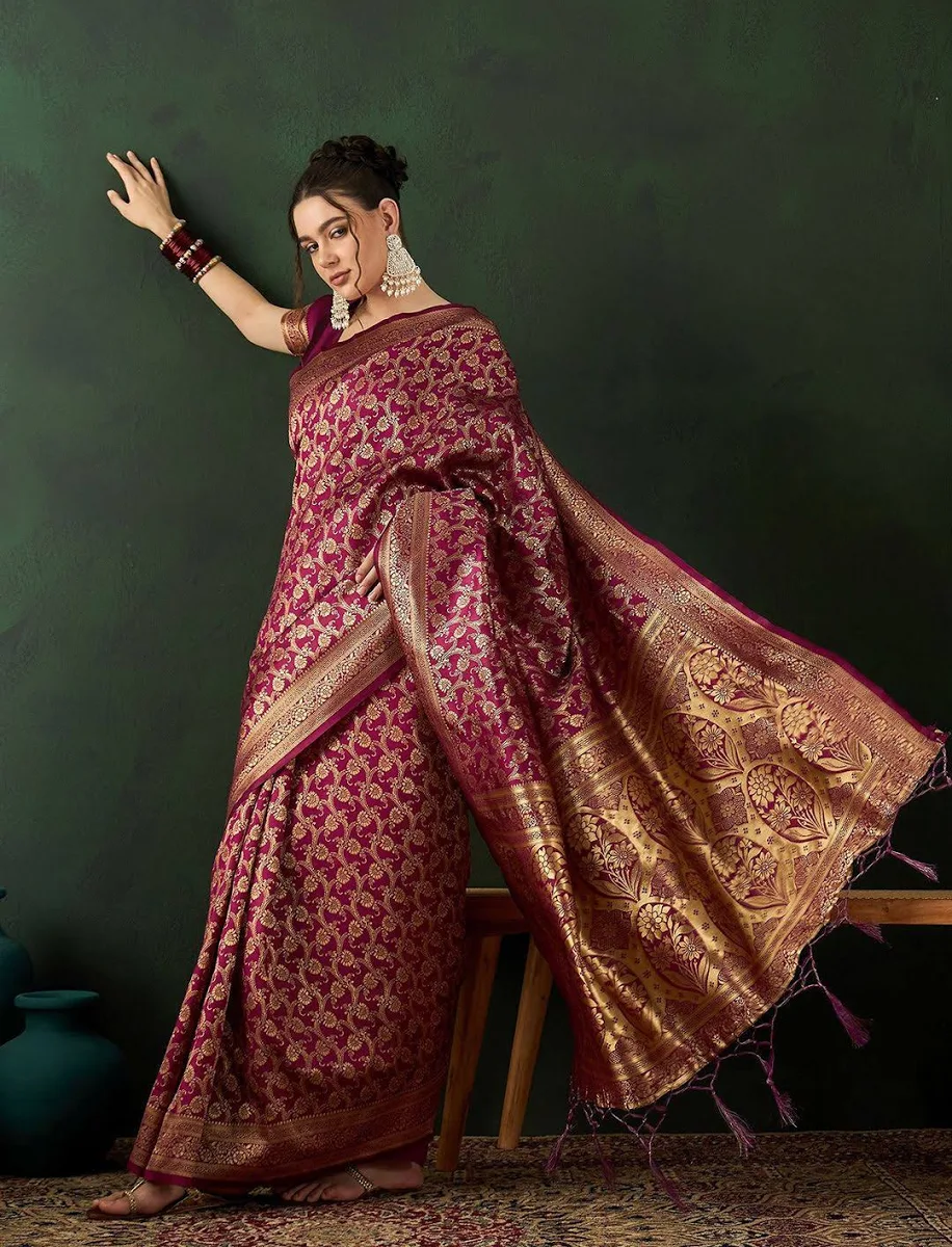 sangria woven design saree with blouse piece sangria woven design saree with blouse piece