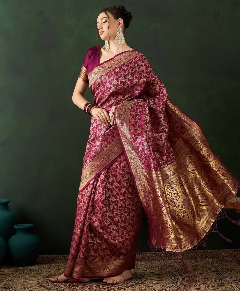 sangria woven design saree with blouse piece sangria woven design saree with blouse piece