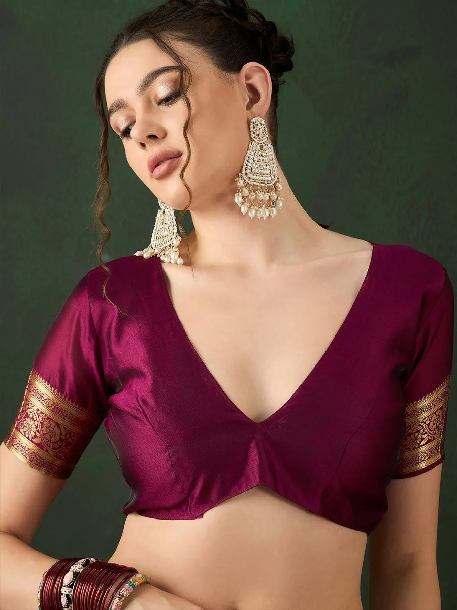 sangria woven design saree with blouse piece sangria woven design saree with blouse piece